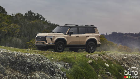 The 2024 Lexus GX Overtrail+ off-road